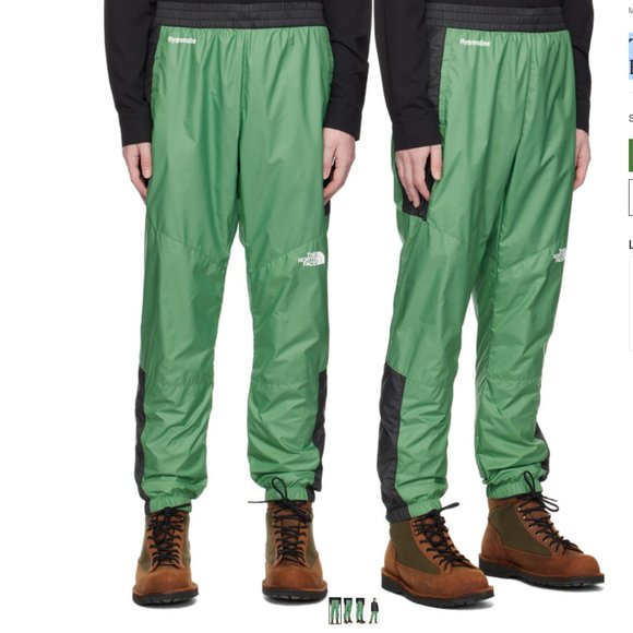 The North Face Green & Black Hydrenaline 2000 Trousers - S - Picture 1 of 5